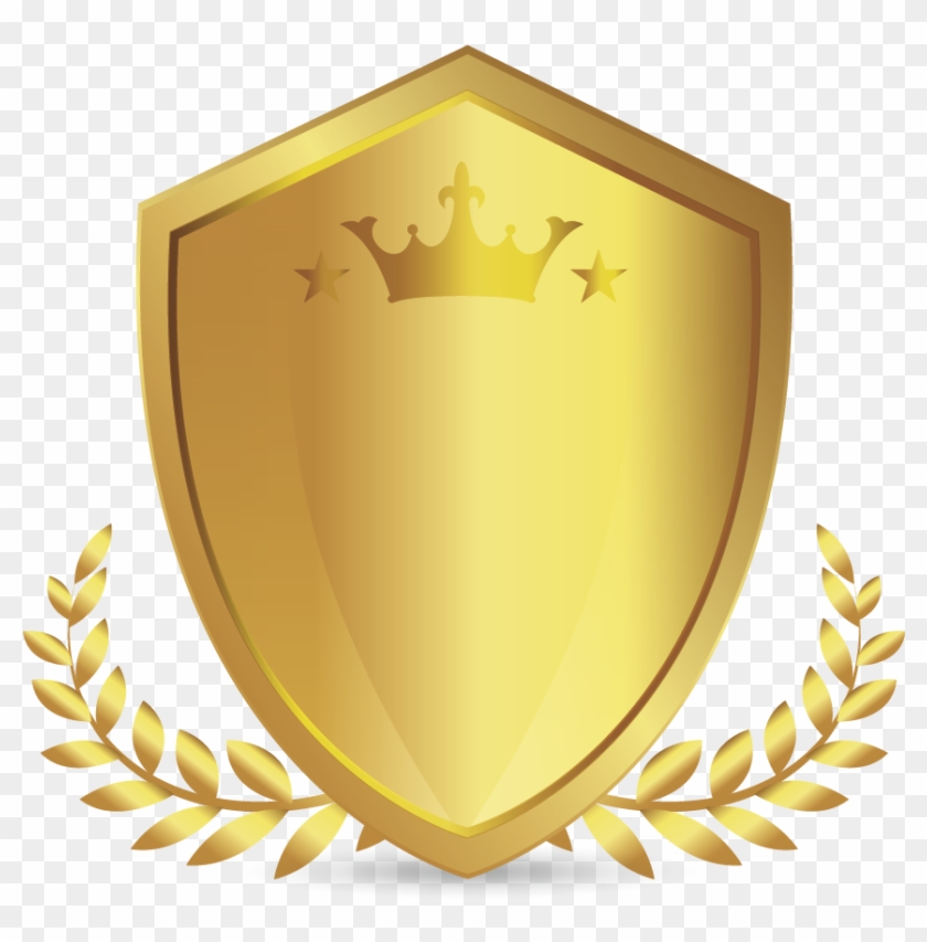 Gold Shield Transparent Background Clipart