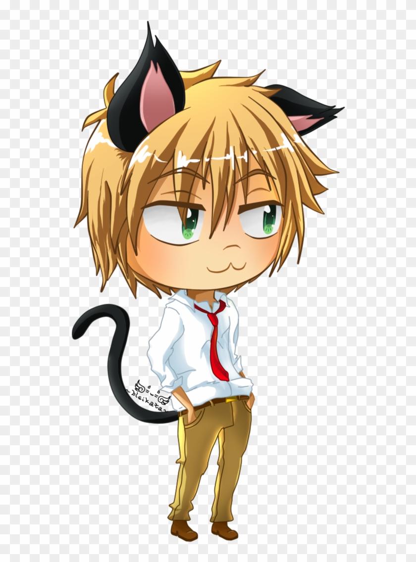 Usui Takumi Images Usui- Neko Hd Wallpaper And Background - Kaichou Waid Sama Chibi Clipart #1559090