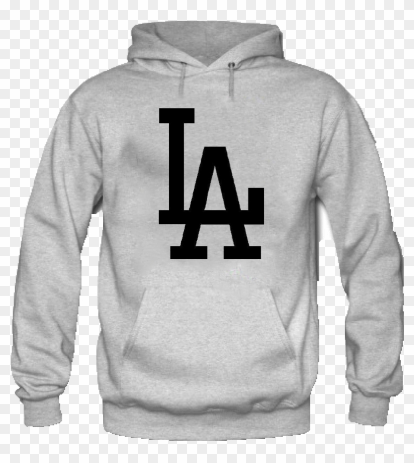 Los Angeles Dodgers Majestic Mlb Hoody Grey Clipart #1559320