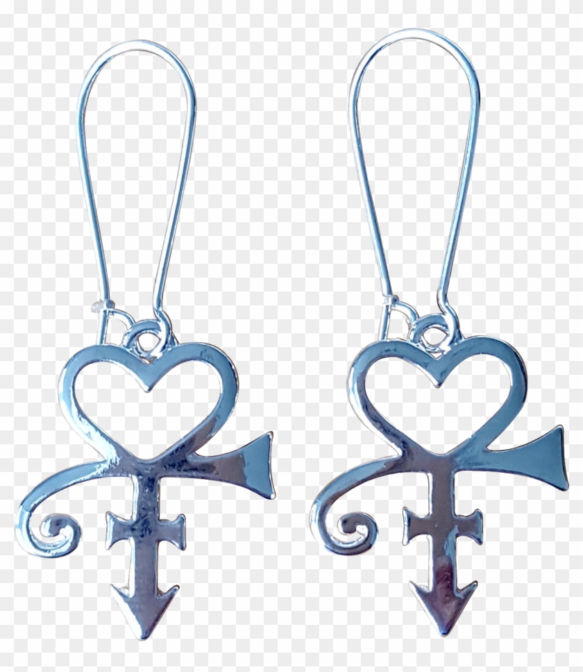Prince Love Symbol Earrings, Very Cute - Earrings Clipart #1559379
