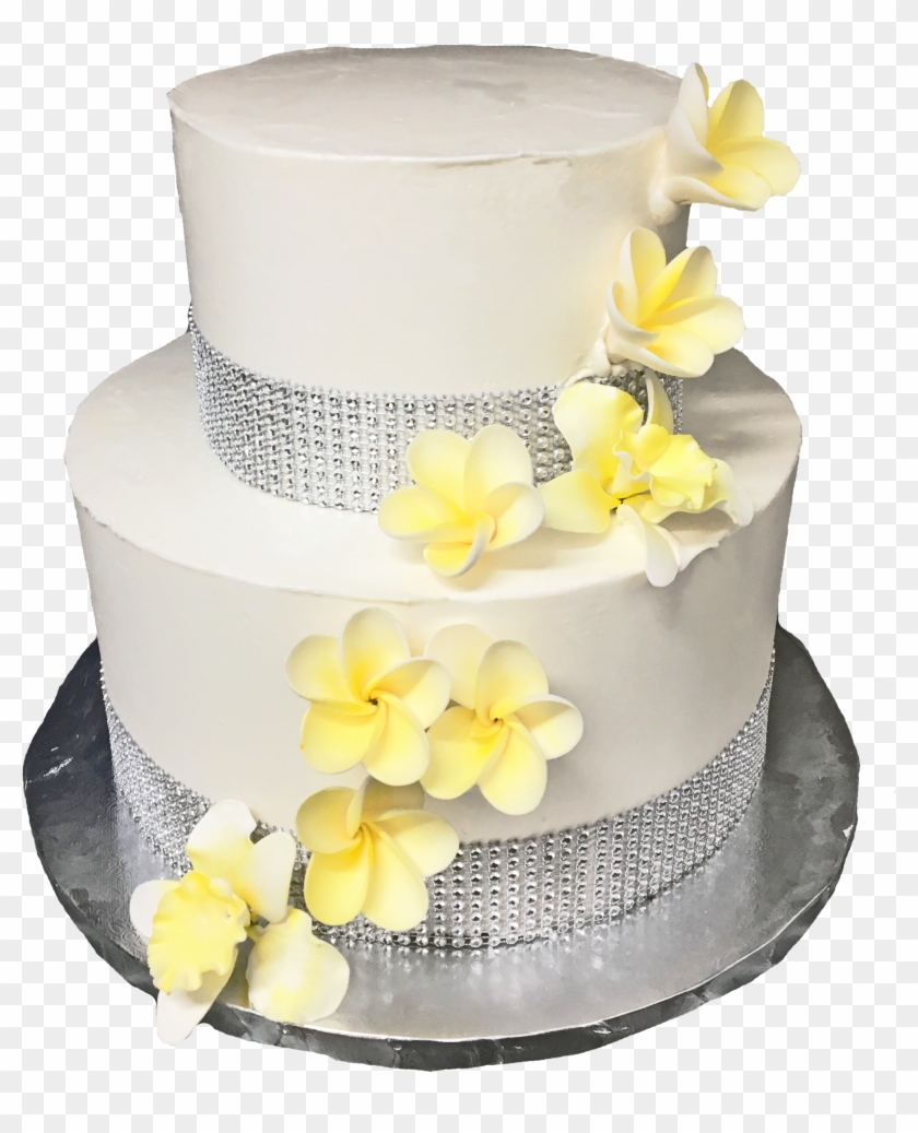 Plumeria Cake - Birthday Cake Clipart