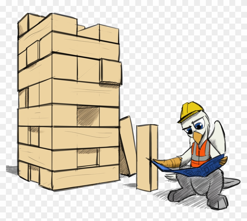 #1564747 - Artist - Captainhoers, Artist - Tinibirb, - Jenga Photo Transparent Background Clipart