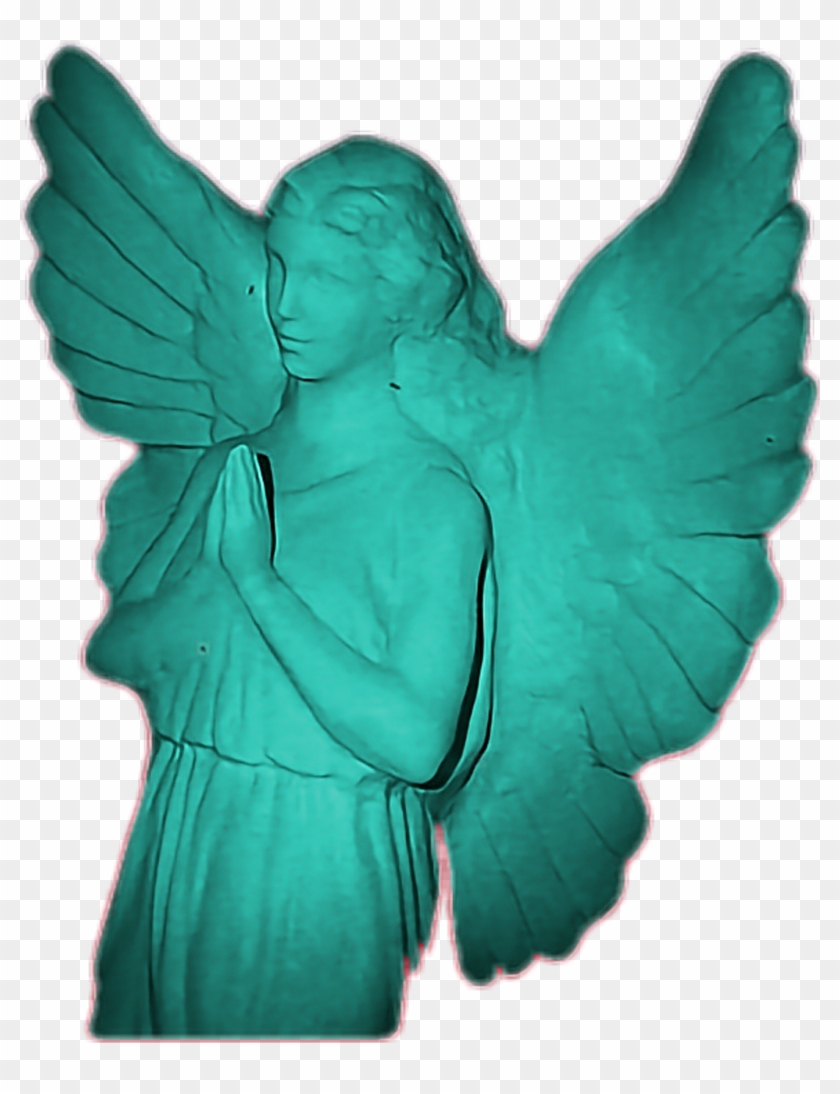 #vaporwave #aesthetic #statue #green - Figurine Clipart #1559918