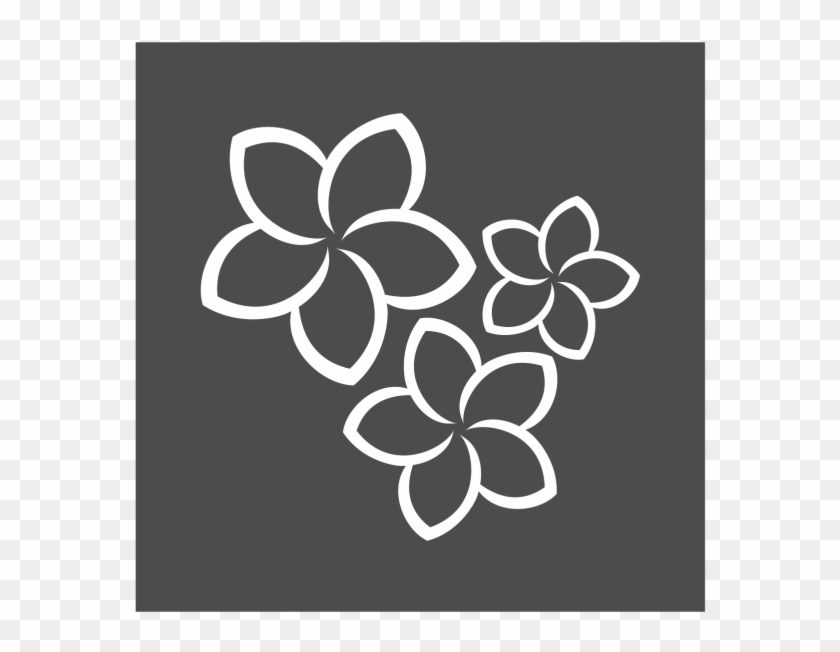 Plumeria Clipart Svg - Placemat - Png Download #1560170