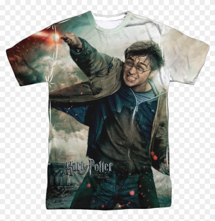 Harry Potter Harry Vs Voldemort Shirt - Harry Potter Against Voldemort Clipart #1560302