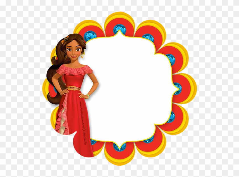 Rótulo Personalizado Para Patinha E Toppers Elena De - Elena Of Avalor Invitation Cards Clipart