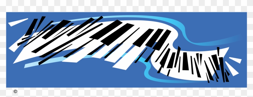 Abstract Piano Vector Clip Art - Musical Keyboard - Png Download