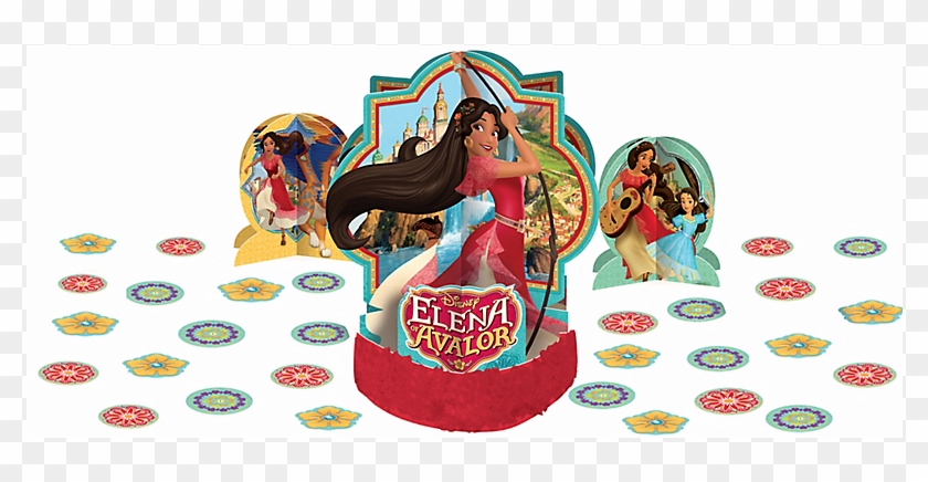 Princess Elena Of Avalor Table Decorating Kit~girls - Elena De Avalor Center Piece Clipart