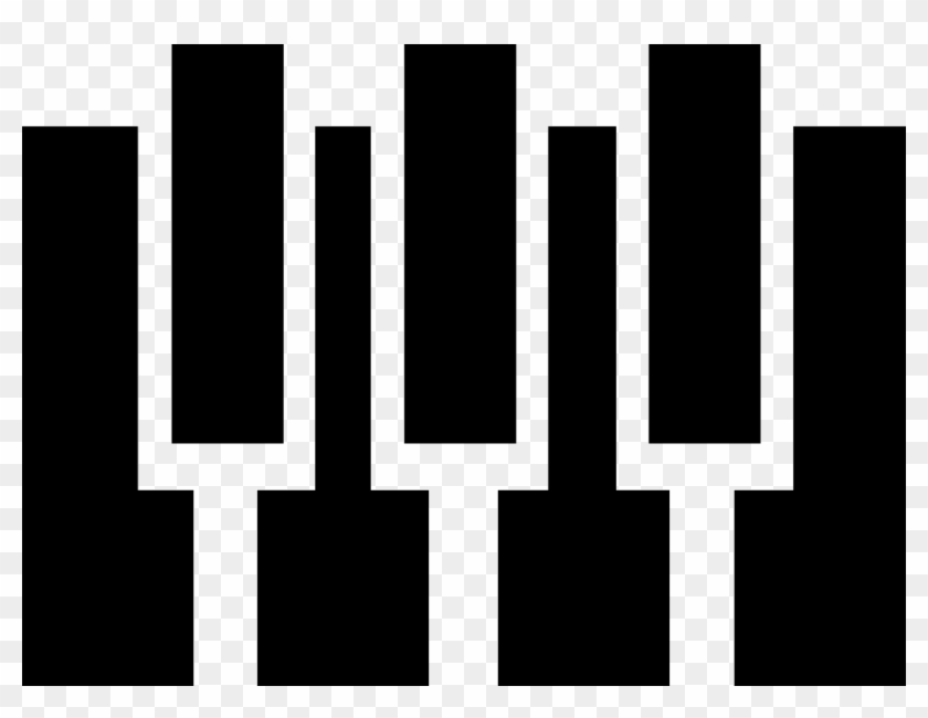 Seven Piano Keys Comments - Piano Keys Icon Vector Clipart