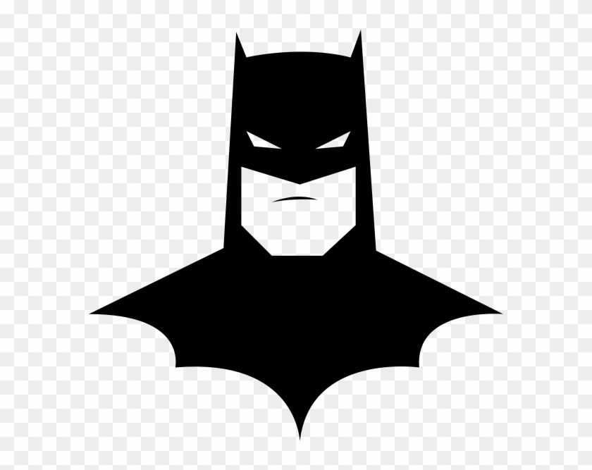 Batman Face Clipart - Batman Vector Face - Png Download #1561743