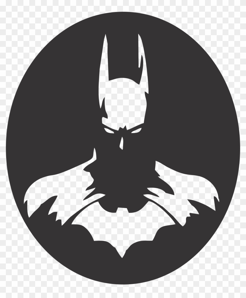 dark knight joker silhouette