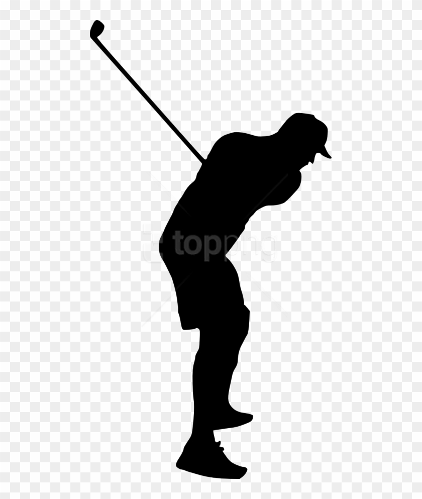 Free Png Golfer Silhouette Png - Transparent Golfer Silhouette Clipart #1562269