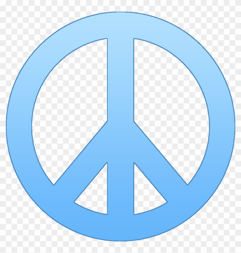 Peace Symbol Clipart Clear Background - Anti War Peace Sign - Png Download #1562440