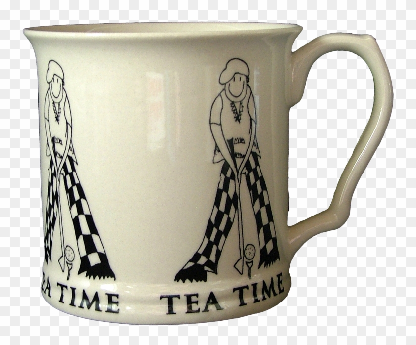 Tea Time Golfer 54099afd87b78 - Coffee Cup Clipart