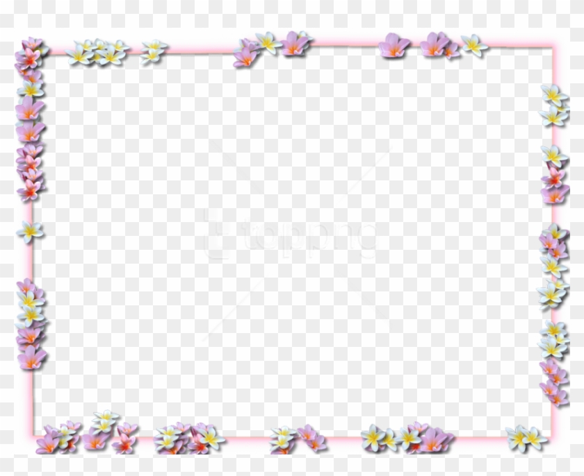 Free Png Flowers Borders Png Pic Png - Transparent Png Flower Borders Clipart #1562501