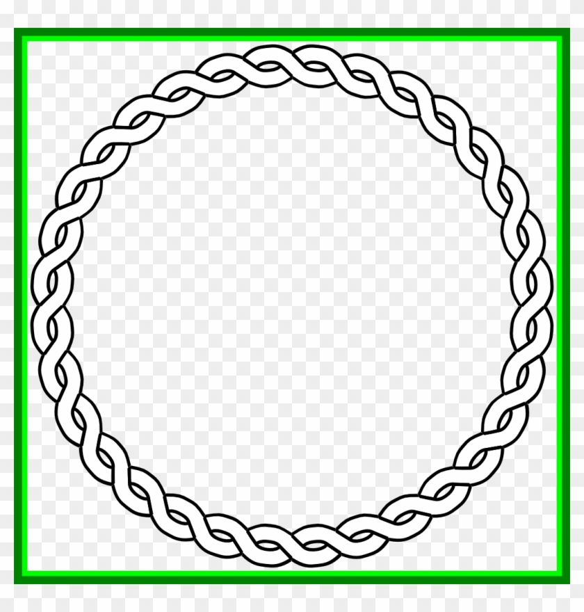 Unbelievable Nautical Rope Border Circle Dna Black - Caim Celtic Symbol Clipart