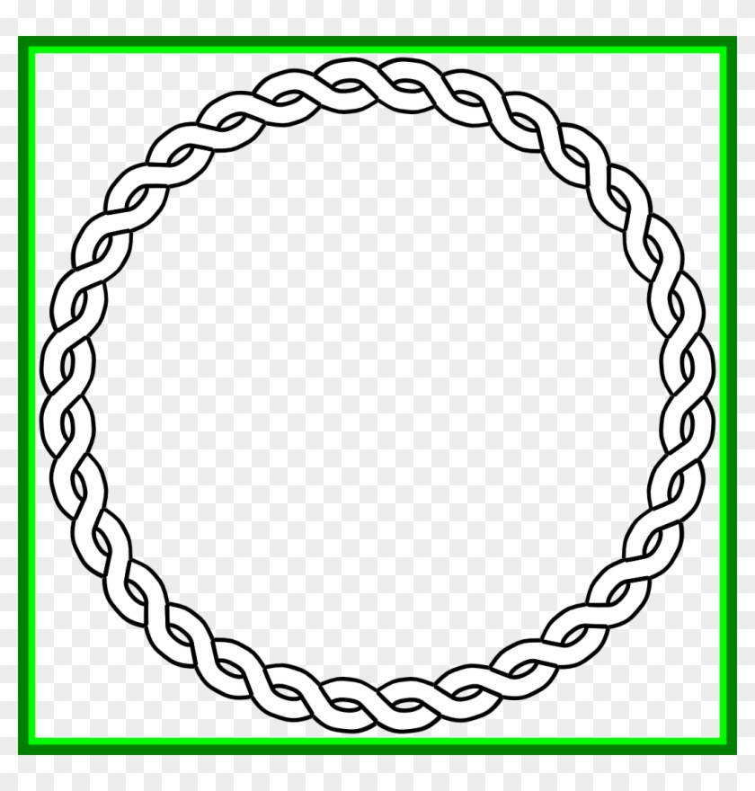 Unbelievable Nautical Rope Border Circle Dna Black - Caim Celtic Symbol Clipart #1562543