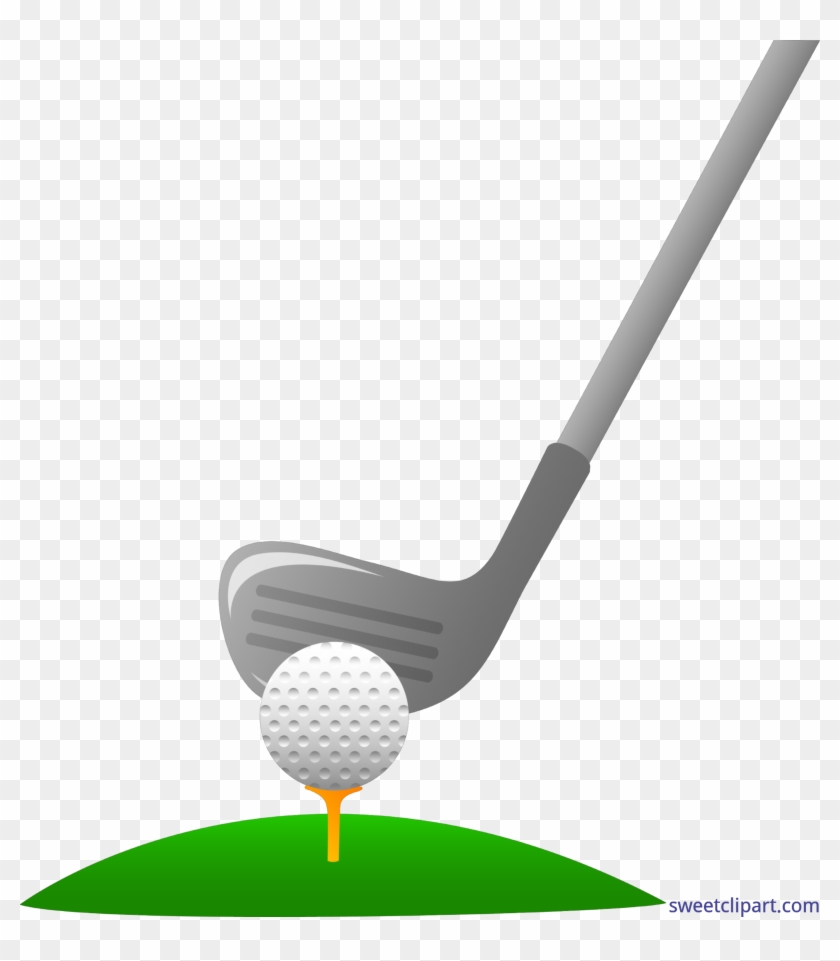 Club Clipart Golf Equipment - Clip Art Golf Club And Ball - Png Download