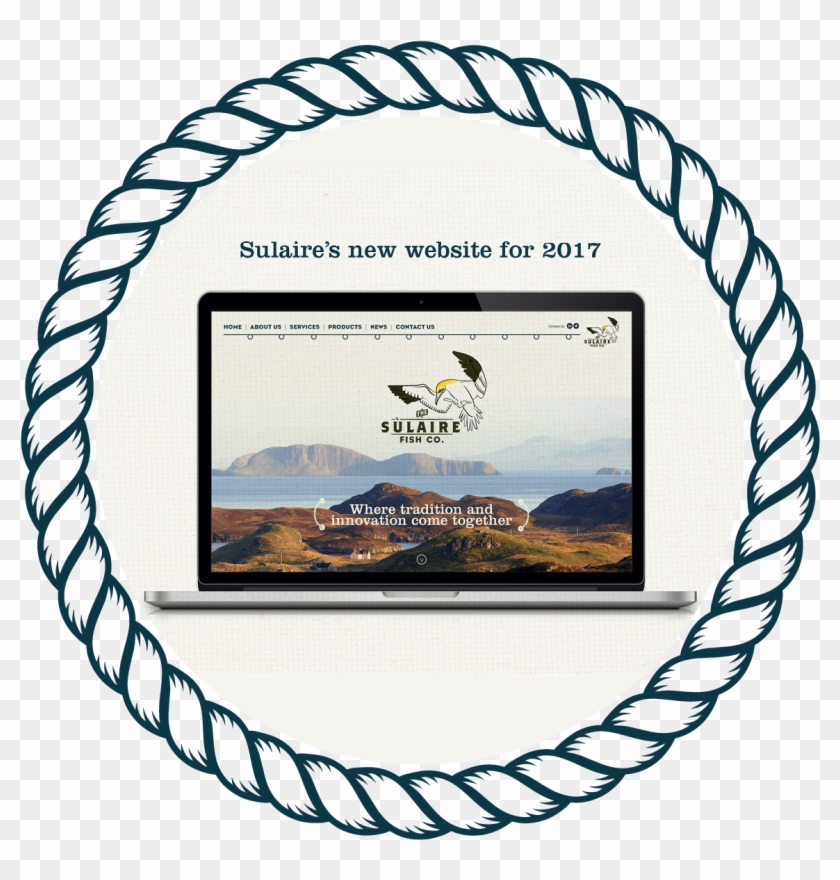 Sulaire New Website News Piece Image In Rope Border - Coloriage De Mandala Facile A Imprimer Clipart