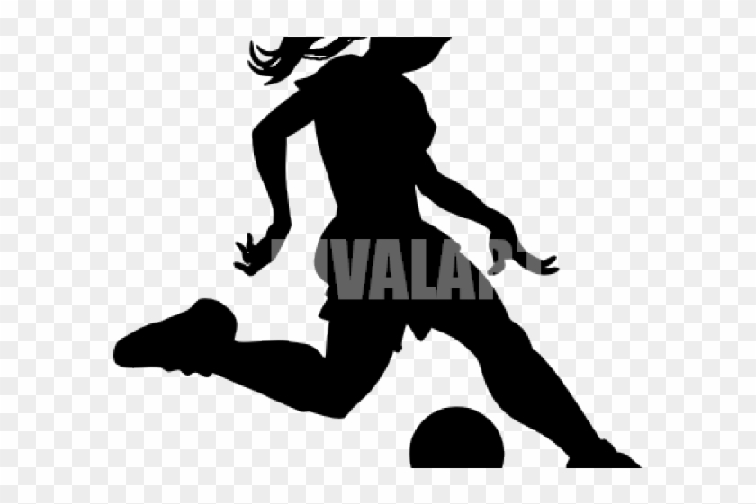 Pitcher Clipart Kickball - Girl Soccer Wall Stickers - Png Download