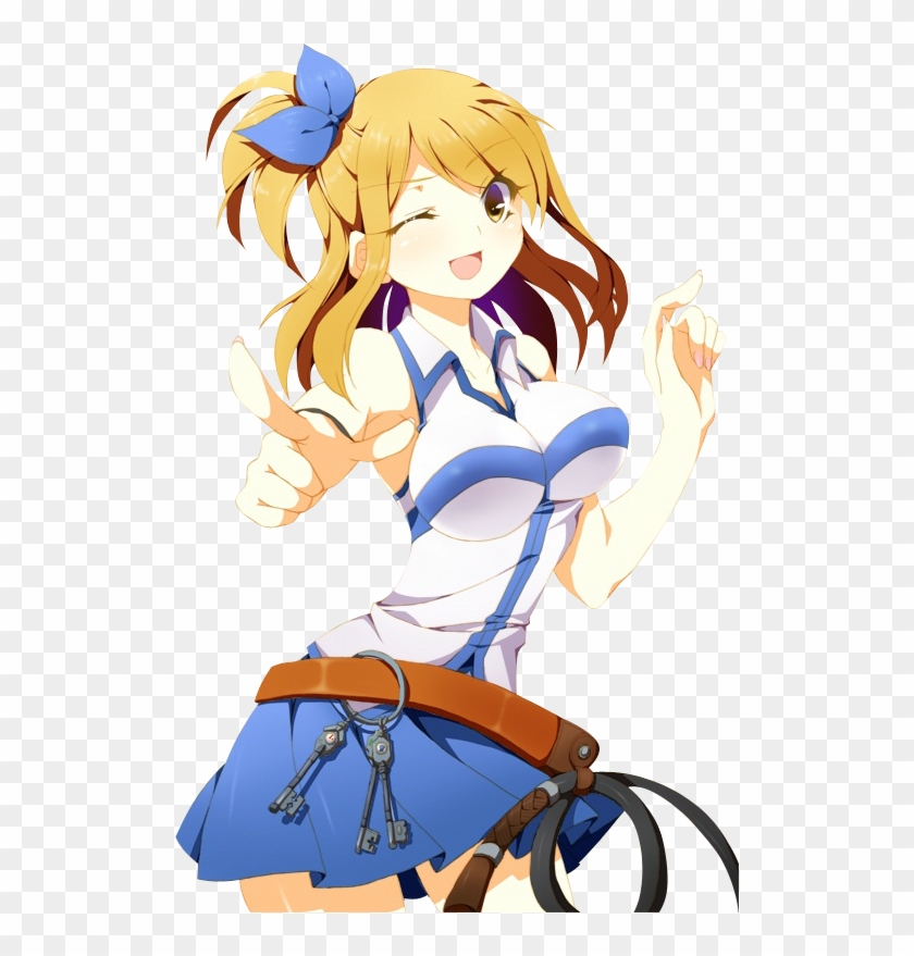 Fairy Tail Lucy Boob Clipart #1563174