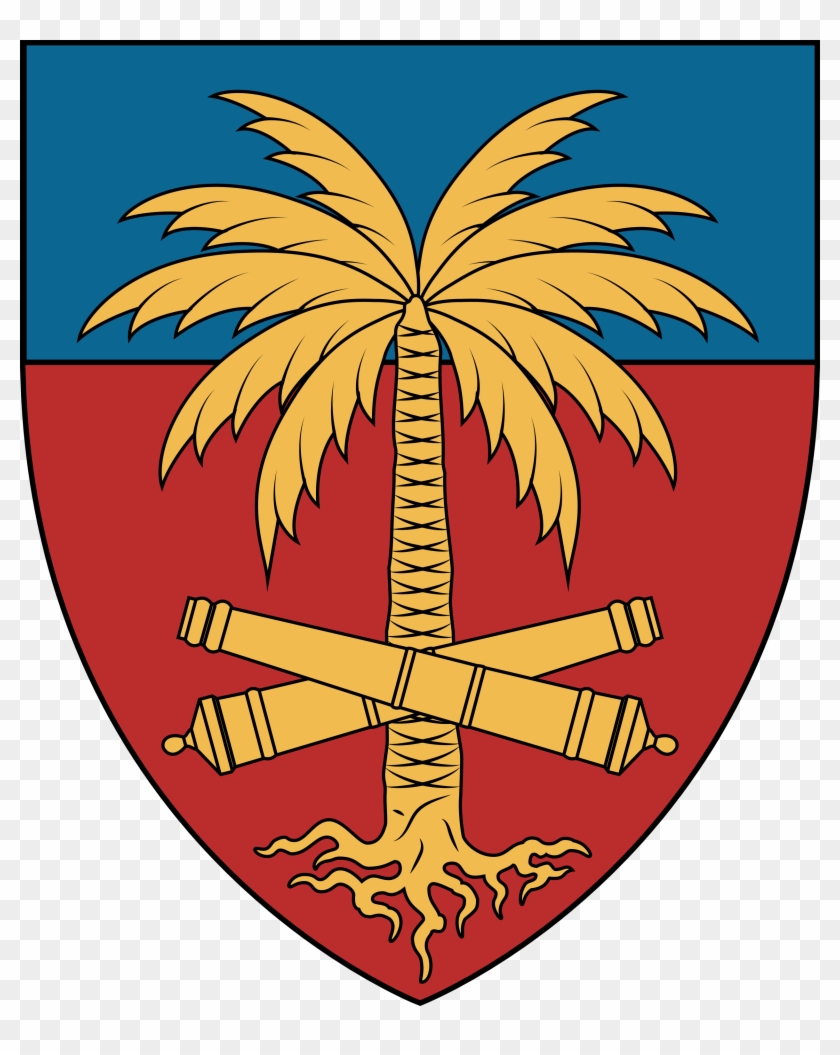 Redesignscoat Of Arms For Haiti - Haitian Palm Tree Png Clipart #1563196