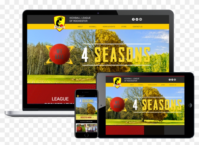 The Kickball League Of Rochester Needed A Complete - Tablet Computer Clipart