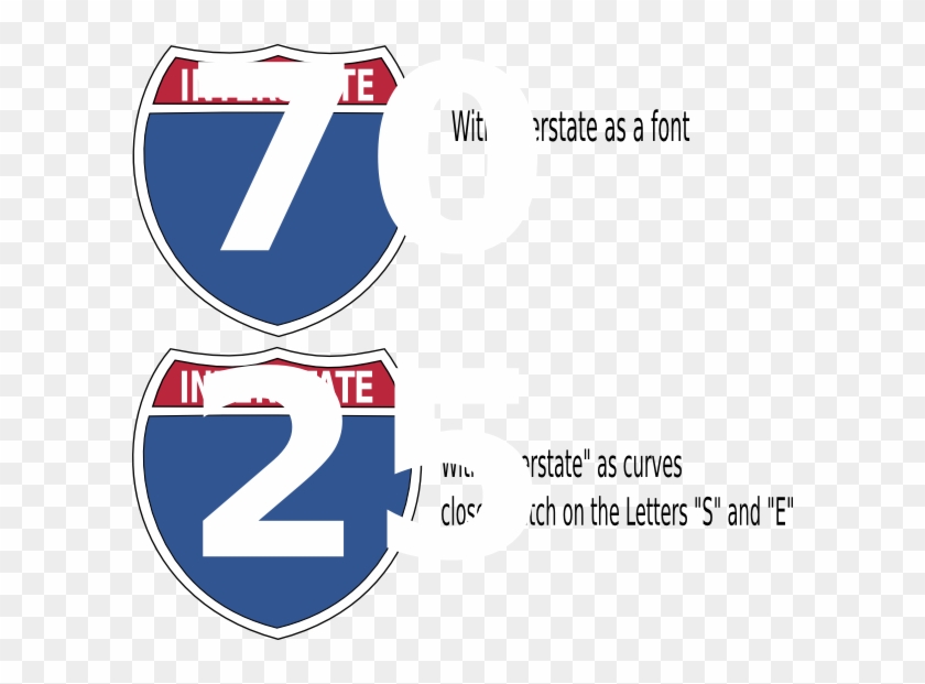 Interstate Highway Signs Clipart