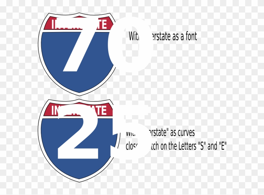 Interstate Highway Signs Clipart #1563234