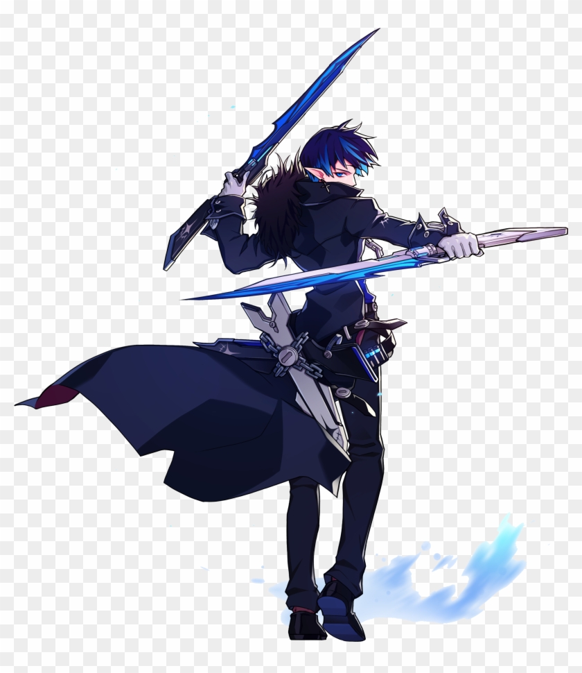 Anime Characters Png - Elsword Characters Clipart