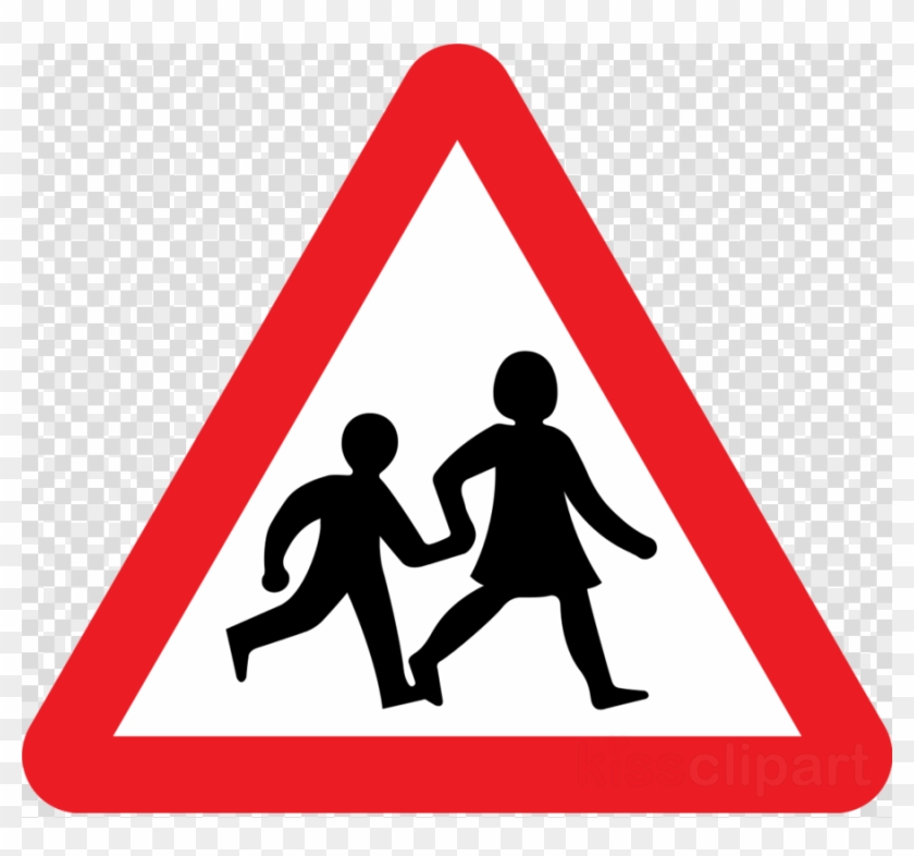 Road Signs Clipart The Highway Code Traffic Sign Road - School Ahead Road Sign - Png Download