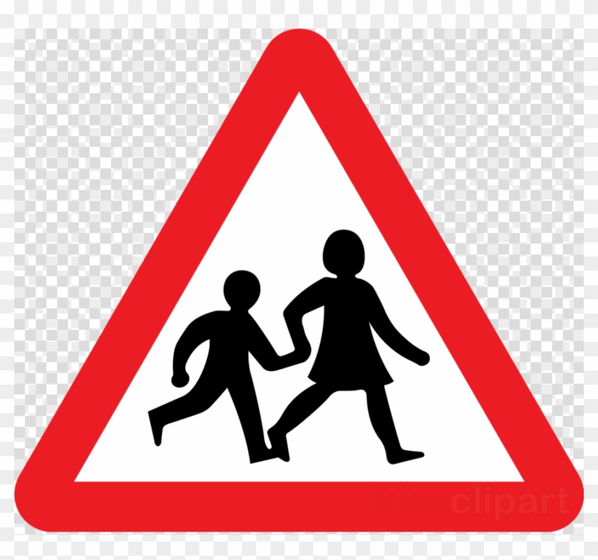 Road Signs Clipart The Highway Code Traffic Sign Road - School Ahead Road Sign - Png Download #1563288
