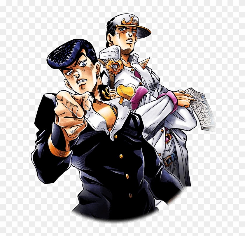 Unit Josuke Higashikata And Jotaro Kujo - Jotaro Kujo Josuke Higashikata Clipart #1563310