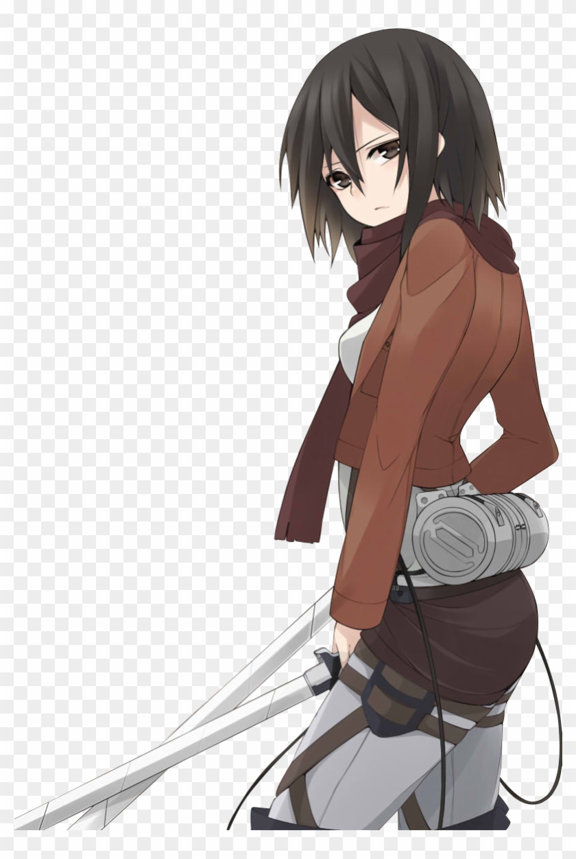 Mikasa Ackerman Is One Of The Worlds Famous Anime Character - Mikasa No Background Clipart