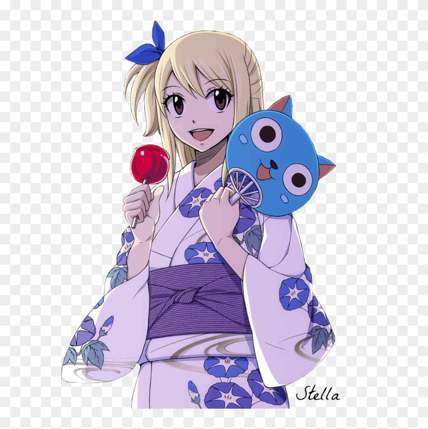 Resultado De Imagen De Imagenes De Lucy Heartfilia - Fairy Tail Lucy Kimono Clipart
