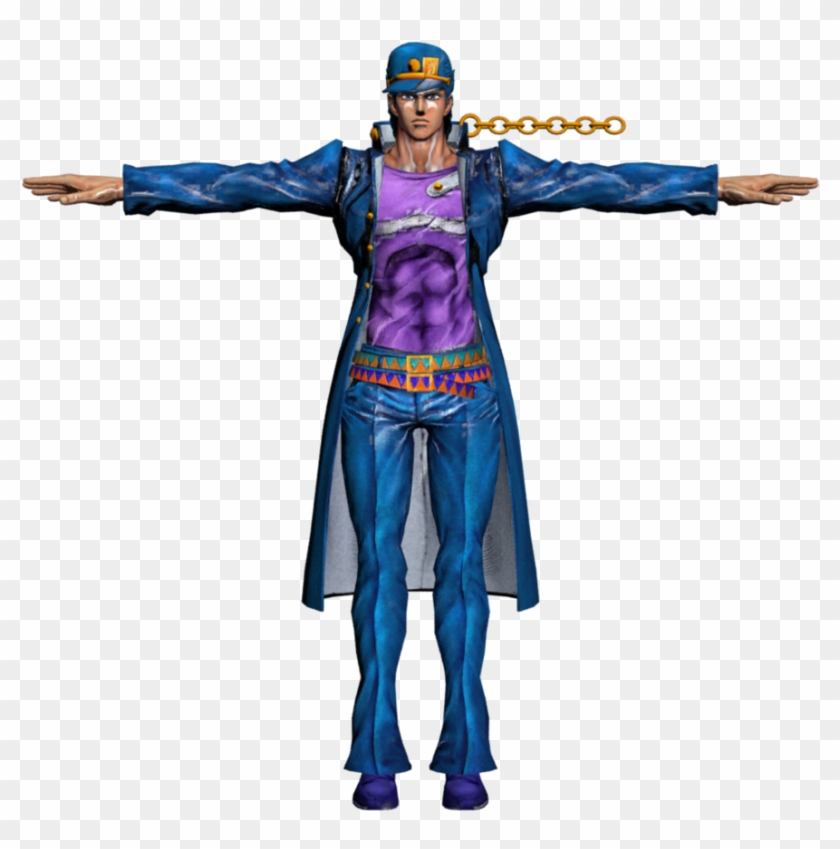 Jotaro Clicker - " - Jjba Jotaro T Pose Clipart #1563480