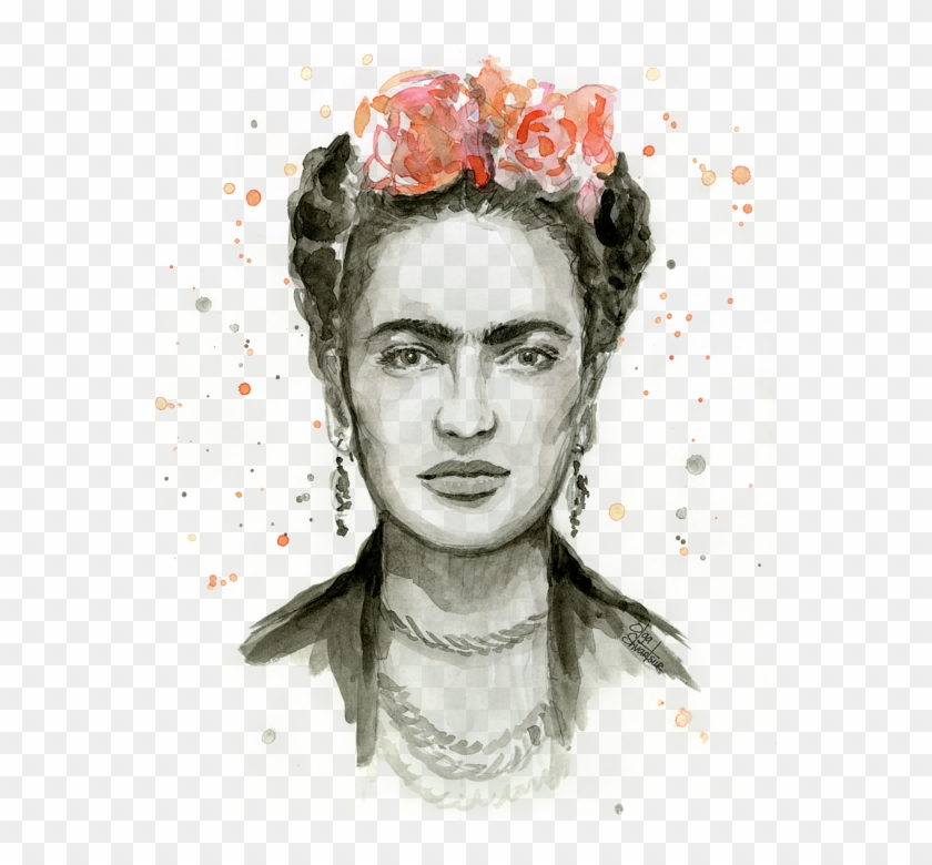 Click And Drag To Re-position The Image, If Desired - Frida Kahlo Portrait T Shirt Clipart #1563627