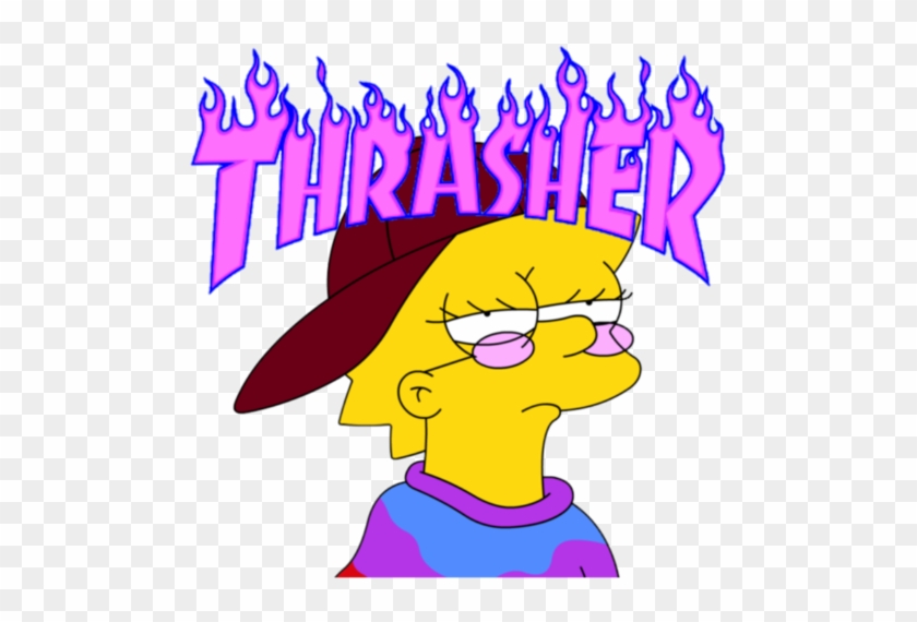 Thrasher Flame Logo Png Clipart