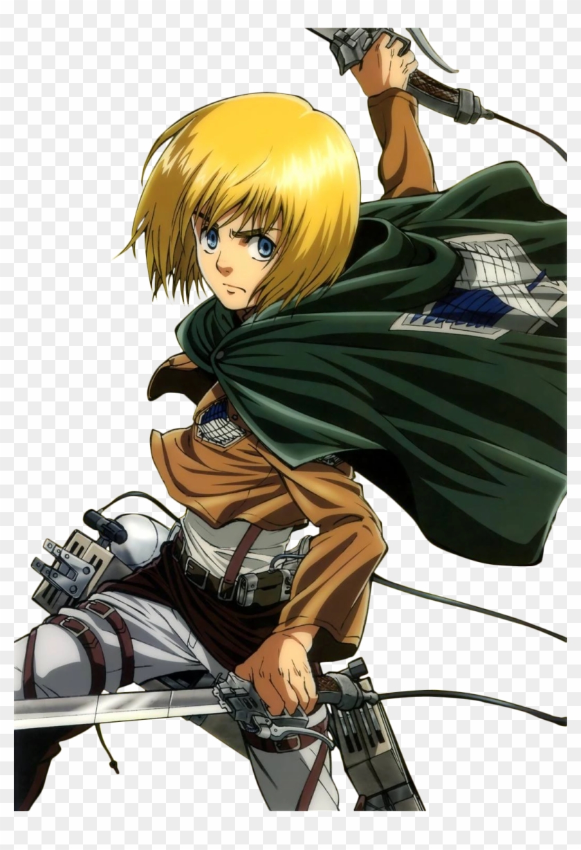 Similar To Armin, Arshenobi Is A Go To When It Comes - Armin Attack On Titan Fighting Clipart