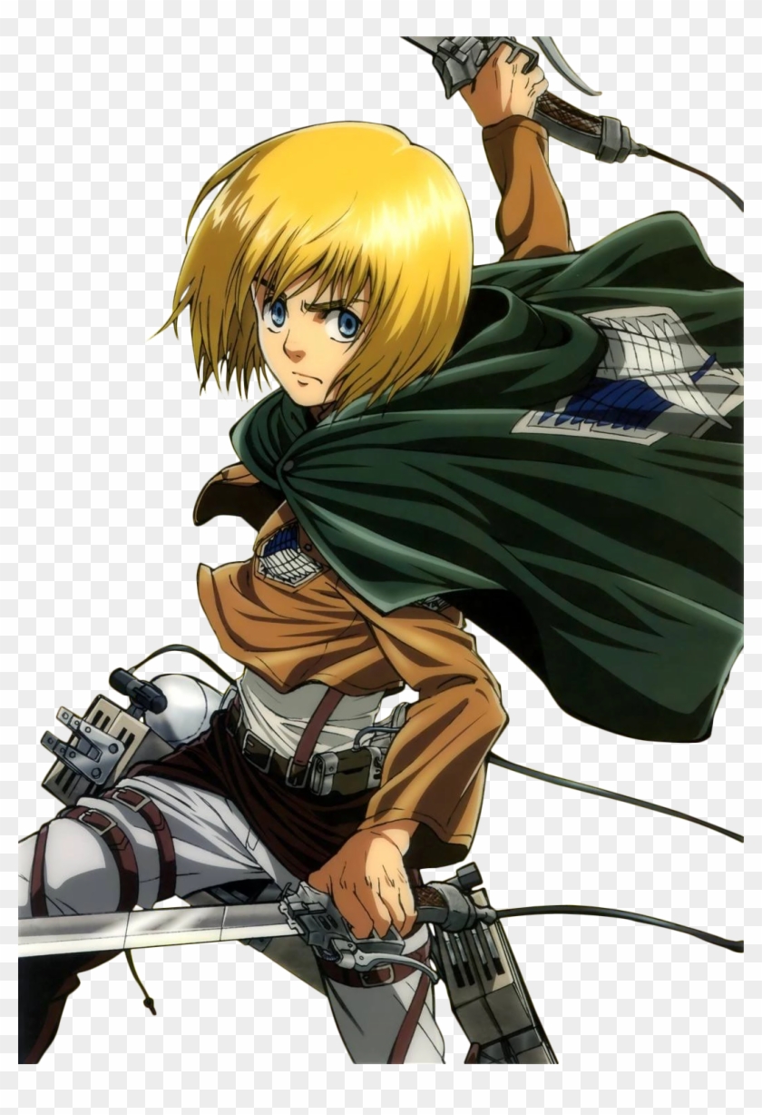 Similar To Armin, Arshenobi Is A Go To When It Comes - Armin Attack On Titan Fighting Clipart #1563929