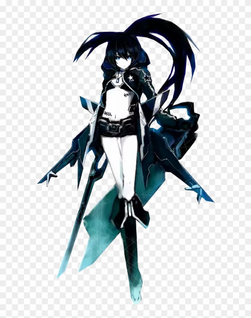 Anime Characters Png - Black Rock Shooter Png Clipart