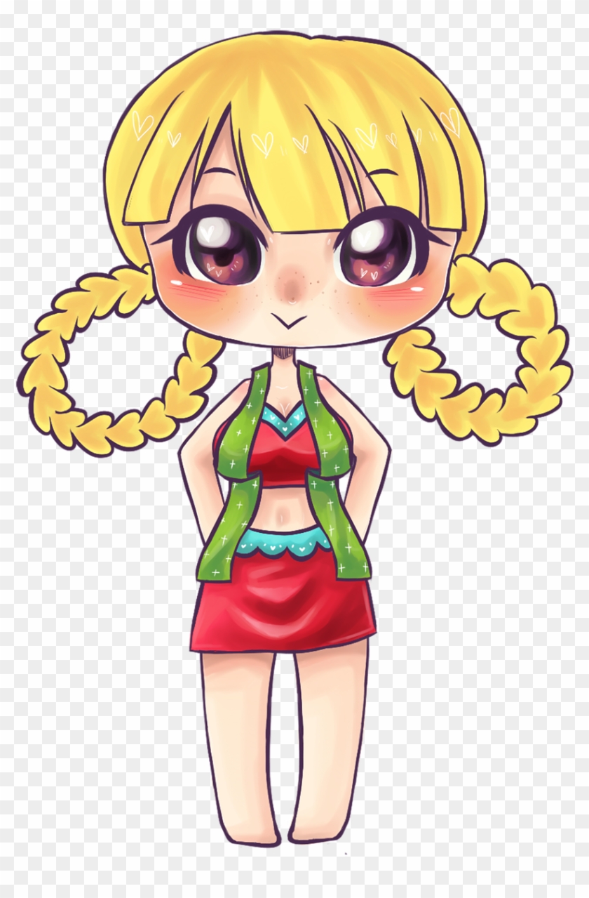 Рисунок Девочка Блондинка Clipart