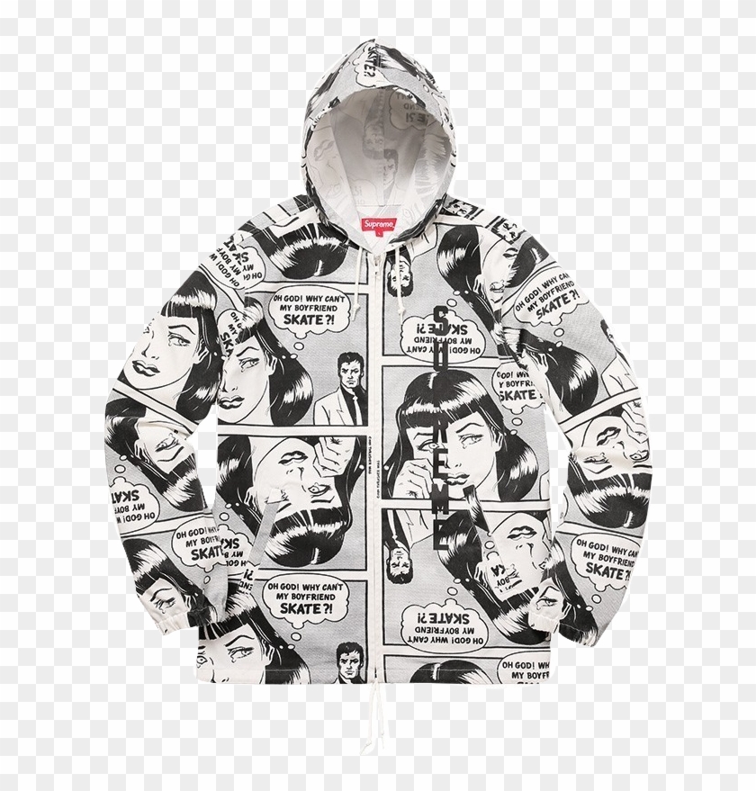 Supreme X Thrasher Hooded Boyfriend Clipart