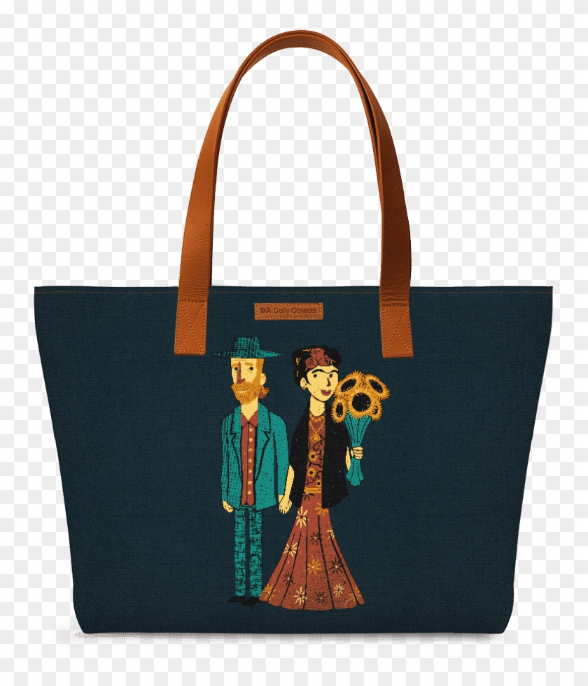 Dailyobjects Love Is Art Frida Kahlo And Van Gogh Fatty - Frida Kahlo And Vincent Van Gogh Clipart