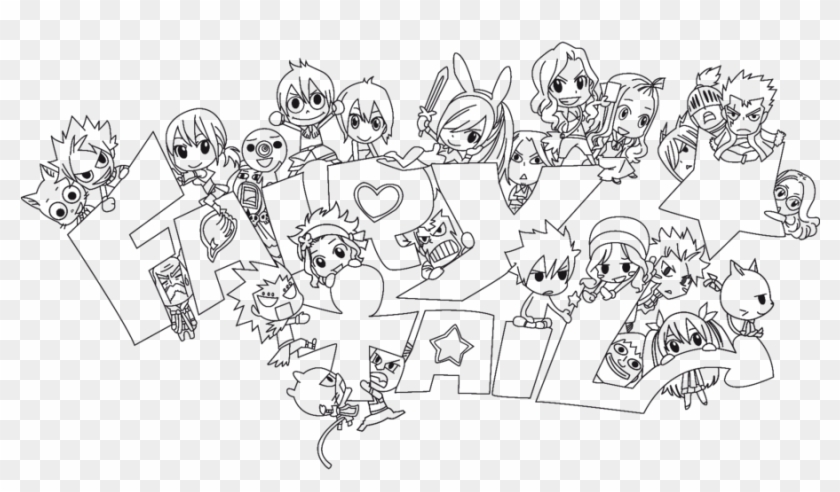 Fairy Tail Anime Chibi Coloring Pages Yvaqq0q Fairy - Fairy Tail Chibi Characters Drawing Clipart #1564347