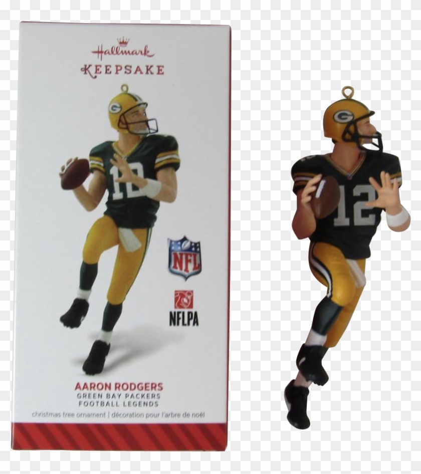 Hallmark Keepsake Aaron Rodgers Green Bay Packers Football Clipart