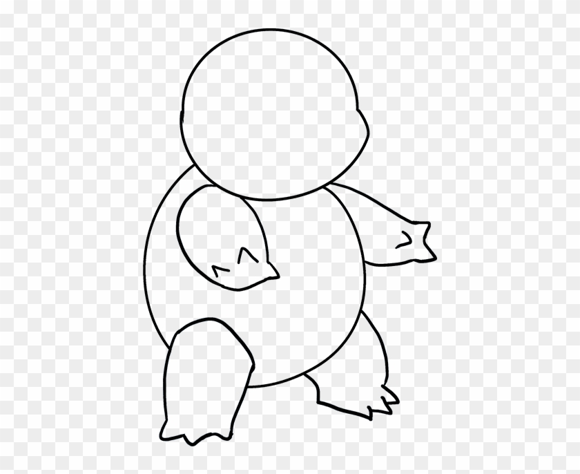 680 X 678 4 - Squirtle Drawing Guide Outline Clipart #1564576