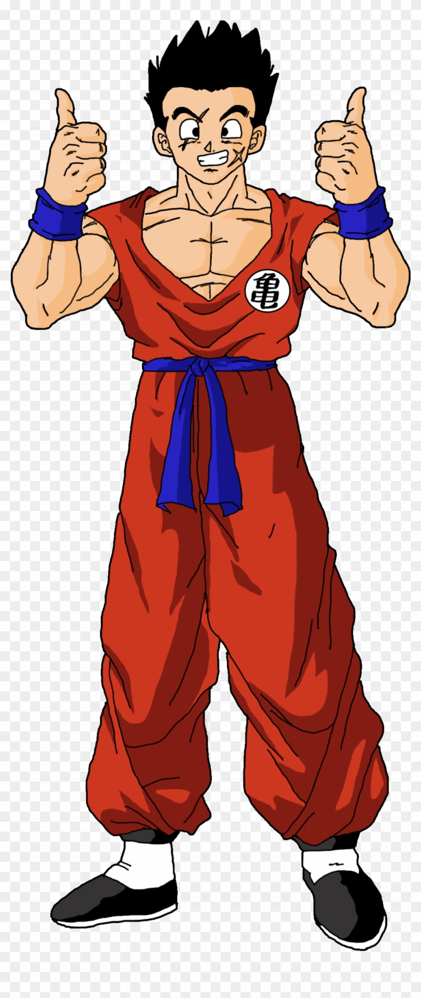 622kib, 1024x2305, Yamcha Clipart