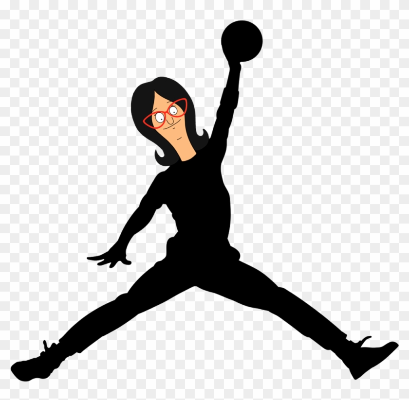Damn Linda, Back At It Again With Those Trick Shots - Red Jordan Jumpman Logo Clipart #1564958
