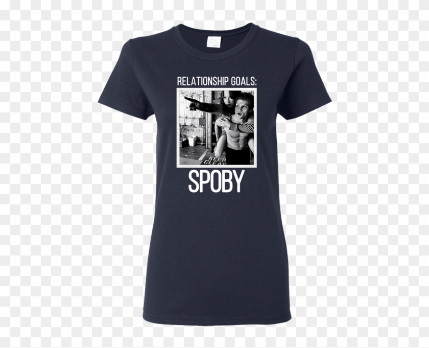 Troian Bellisario And Keegan Allen Official Spoby T-shirts - T Shirt Keegan Allen Clipart #1564981